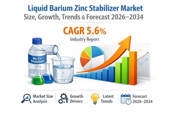 Liquid Barium Zinc Stabilizer Market Size, Growth, Trends & Forecast 2026–2034 | CAGR 5.6% Industry Report