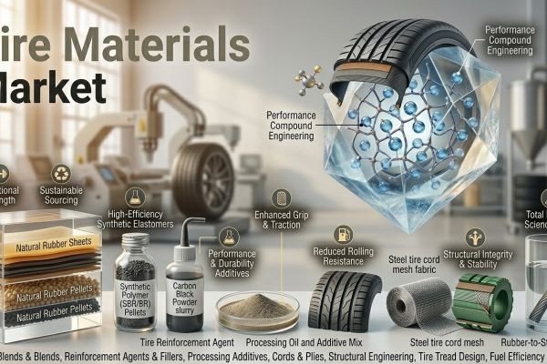 Tire Materials Market to Reach USD 127.9 Billion by 2035, Asia-Pacific Leads with Bekaert, Cabot, Evonik Driving Growth