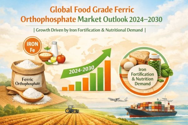 Global Food Grade Ferric Orthophosphate Market Outlook 2024–2030 | Growth Driven by Iron Fortification & Nutritional Demand