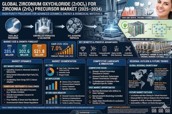 Zirconium Oxychloride (ZrOCl?) for Zirconia (ZrO?) Precursor Market Research Report 2026-2034