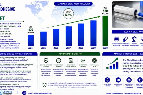 Advanced Dust-Adhesive Roller Market Growth Accelerates with Precision Manufacturing and Electronics Production