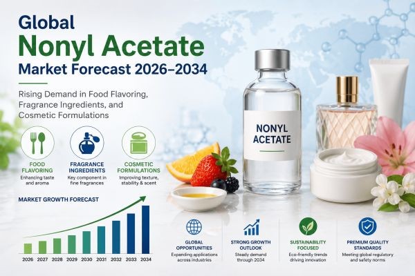 Global Nonyl Acetate Market Forecast 2026–2034: Rising Demand in Food Flavoring, Fragrance Ingredients, and Cosmetic Formulations