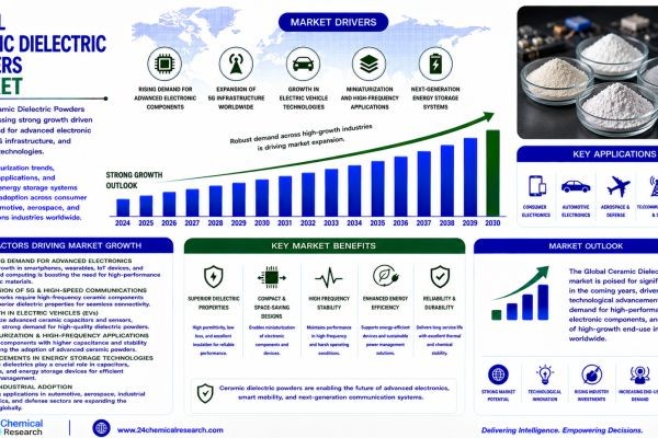 Ceramic Dielectric Powders Market Forecast 2032: 5G, EVs, and Electronics Manufacturing Drive Growth