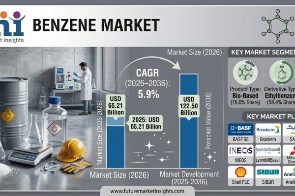 Benzene Market Forecast 2026–2036: Petrochemical Expansion and Sustainable Feedstock Innovation