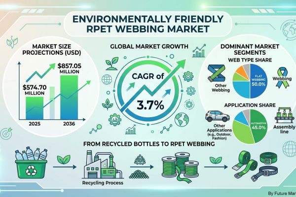 Environmentally Friendly RPET Webbing Market Forecast 2026–2036: Market Expansion Driven by Circular Economy