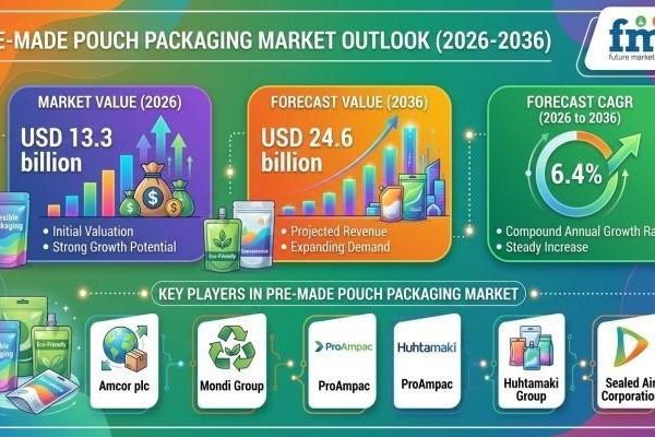 Pre-Made Pouch Packaging Market Strengthens with Growing Adoption of Sustainable Flexible Packaging Solutions