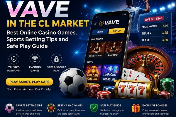 Vave in the CL Market: Leading Online Casino Games, Betting Tips for Sports and Safe Play Guide