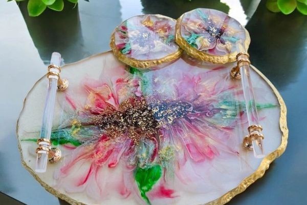 Transform Your Interiors with Resin Art on Wall by Kanha Kreation