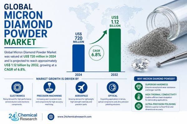 Micron Diamond Powder Market Gains Momentum as Advanced Manufacturing Technologies Expand