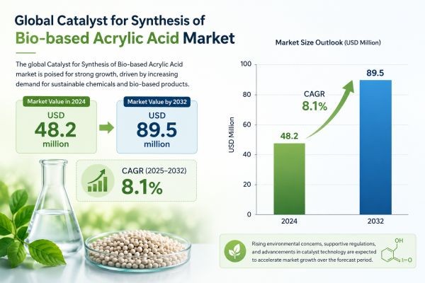 Catalyst for Synthesis of Bio-Based Acrylic Acid Market Size, Share & Growth Forecast 2032 | Rising Demand for Sustainable Polymers and Green Chemistr..