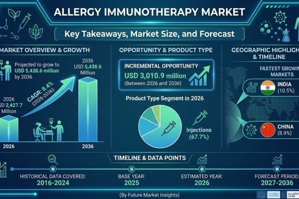 Allergy Immunotherapy Market Forecast 2026–2036: Market Expansion Driven by Safety Regulations and EV Adoption