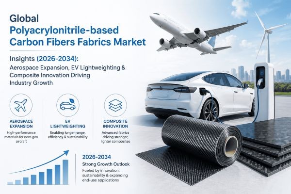 Global Polyacrylonitrile-based Carbon Fibers Fabrics Market Insights (2026-2034): Aerospace Expansion, EV Lightweighting & Composite Innovation Drivin..