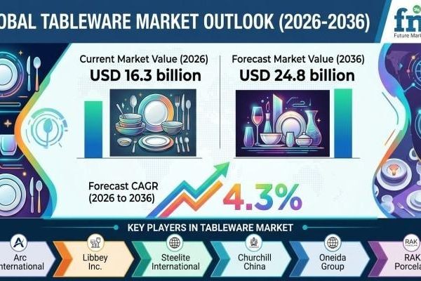 Tableware Market Innovation Increasing Through Lightweight Designs and Chip-Resistant Ceramic Technology Adoption