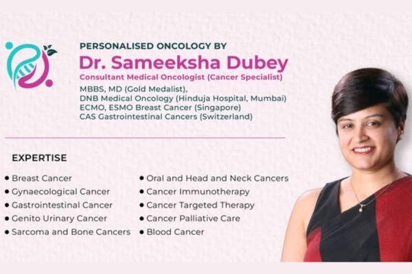 Find Dr. Sameeksha Dubey' Best Cancer Specialist Near You for Tailored Oncology Care Right Now