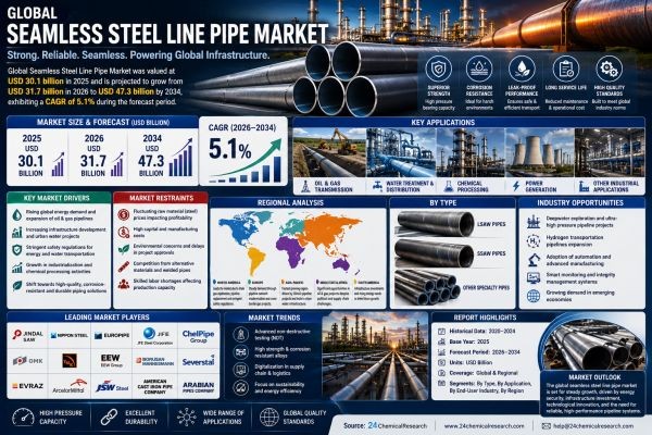 Global Seamless Steel Line Pipe Market Research Report 2026(Status and Outlook)