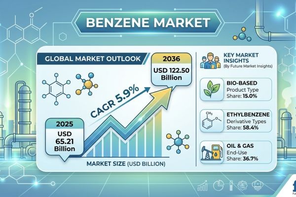Global Benzene Market Forecast 2026–2036: Market Expansion Driven by Petrochemical Feedstock Demand