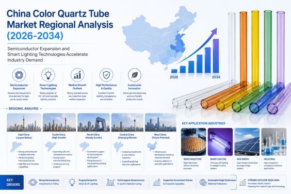 China Color Quartz Tube Market Regional Analysis (2026-2034): Semiconductor Expansion and Smart Lighting Technologies Accelerate Industry Demand