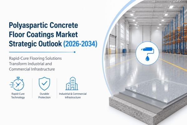 Polyaspartic Concrete Floor Coatings Market Strategic Outlook (2026-2034): Rapid-Cure Flooring Solutions Transform Industrial and Commercial Infrastru..