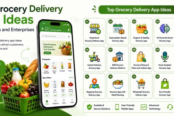 Top Grocery Delivery App Ideas for Startups and Enterprises