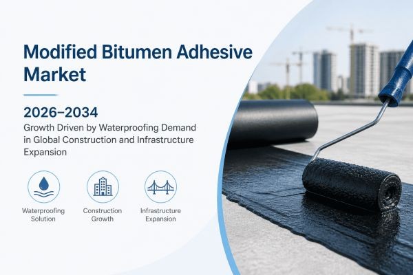 Modified Bitumen Adhesive Market 2026–2034: Growth Driven by Waterproofing Demand in Global Construction and Infrastructure Expansion