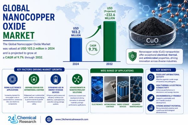 Rising Demand for Nano-Enabled Electronics and Energy Storage Fuels Nanocopper Oxide Market Growth