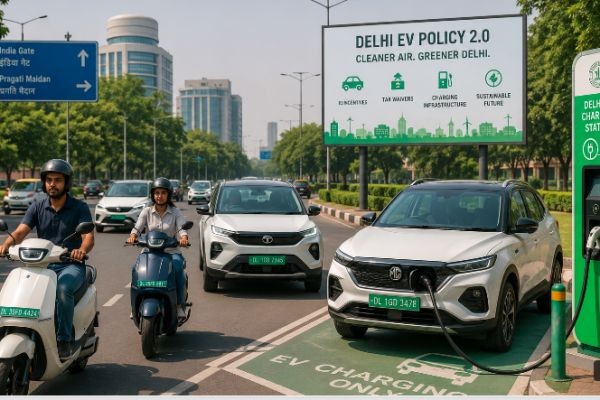 Delhi Draft EV Policy 2.0 Explained: Incentives, Tax Waivers And Buyer Impact