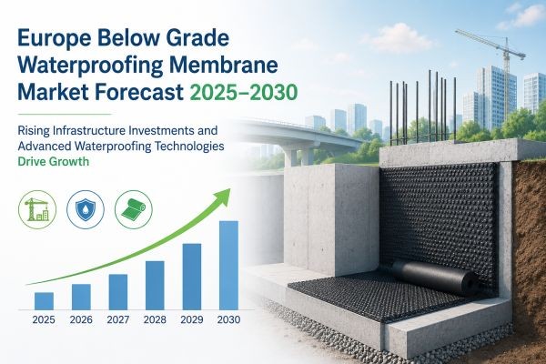 Europe Below Grade Waterproofing Membrane Market Forecast 2025–2030: Rising Infrastructure Investments and Advanced Waterproofing Technologies Drive G..