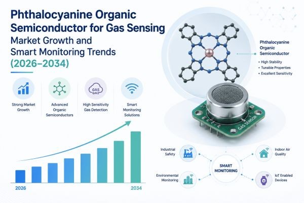 Phthalocyanine Organic Semiconductor for Gas Sensing Market Growth and Smart Monitoring Trends (2026–2034)