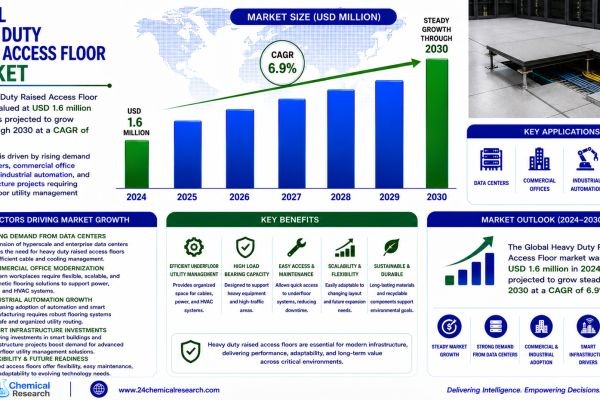 Heavy Duty Raised Access Flooring Industry Outlook Supported by Industrial Automation and Smart Buildings
