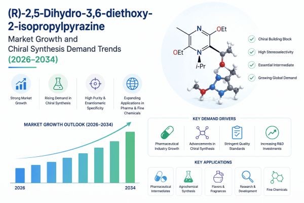 (R)-2,5-Dihydro-3,6-diethoxy-2-isopropylpyrazine Market Growth and Chiral Synthesis Demand Trends (2026–2034)