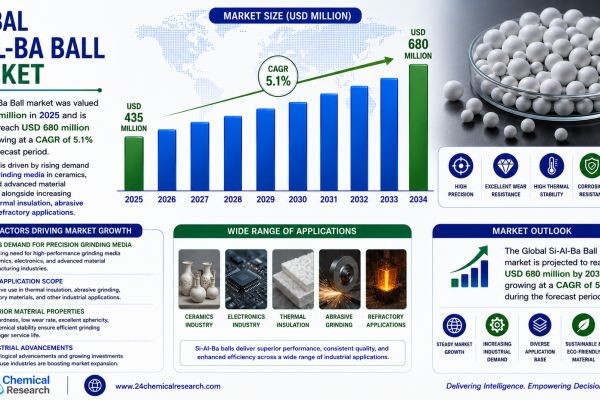 Global Si-Al-Ba Ball Market to Reach USD 680 Million by 2034