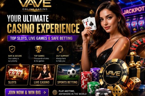 Vave Online Casino: Explore the Best Slots, Live Dealer Games, and Trusted Betting Choices for the Worldwide Market