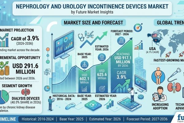 Global Nephrology and Urology Incontinence Devices Market Forecast 2026–2036: Market Expansion Driven by Chronic Kidney Disease