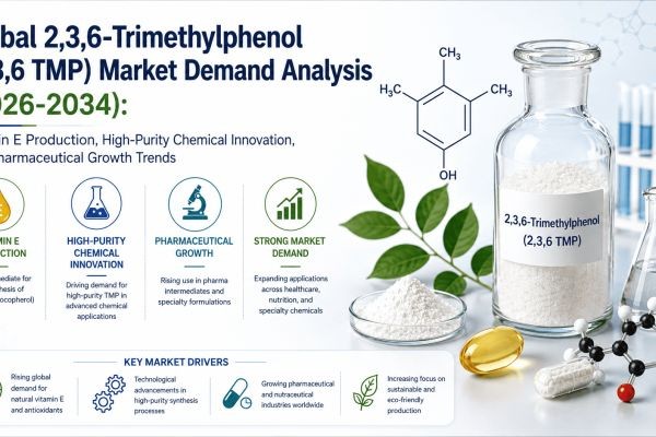 Global 2,3,6-Trimethylphenol (2,3,6 TMP) Market Demand Analysis (2026-2034): Vitamin E Production, High-Purity Chemical Innovation, and Pharmaceutical..