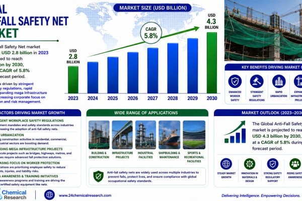 Advanced Safety Net Systems Market Driven by Construction, Industrial, and Public Safety Demand