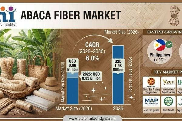 Abaca Fiber Market Forecast 2026–2036: Sustainable Material Demand Accelerates Global Market Expansion
