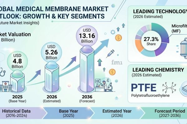 Global Medical Membrane Market Forecast 2026–2036: Market Expansion Driven by Filtration Innovations