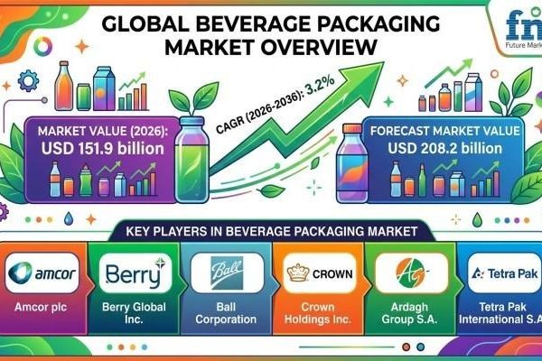 Beverage Packaging Market Industry Advances with Recycled Content Mandates and Lightweight Material Innovations Worldwide