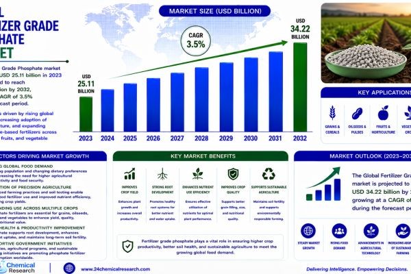 Fertilizer Grade Phosphate Industry Outlook 2032: DAP and MAP Demand Accelerates Worldwide