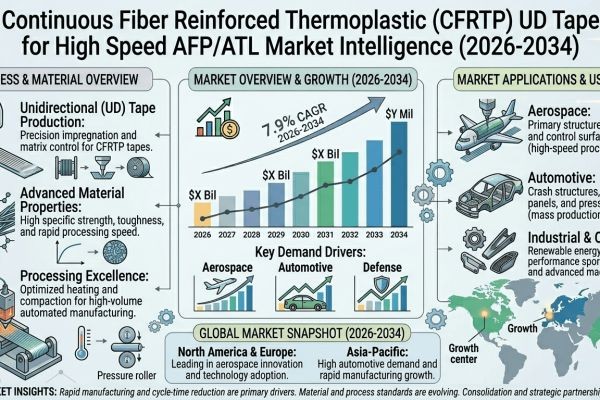 Continuous Fiber Reinforced Thermoplastic (CFRTP) UD Tape for High Speed AFP/ATL Market Intelligence (2026-2034)