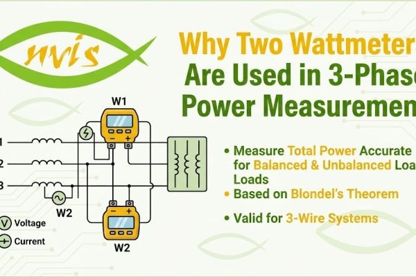 Why Two Wattmeters Are Used in 3-Phase Power Measurement