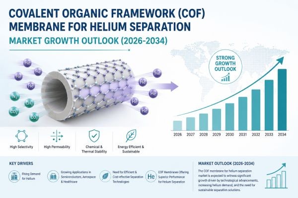 Covalent Organic Framework (COF) Membrane for Helium Separation Market Growth Outlook (2026-2034)