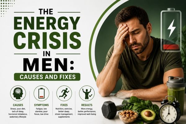 The Energy Crisis in Men: Causes and Fixes