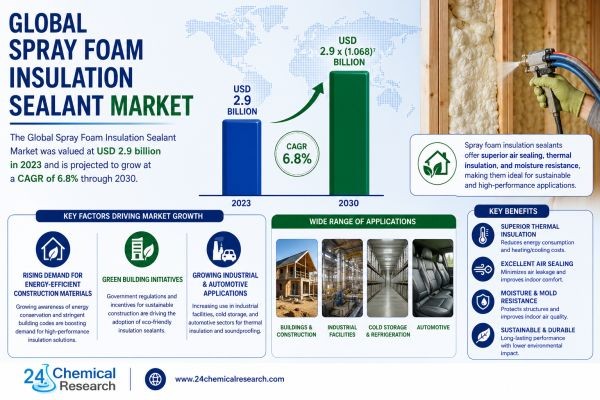 Spray Foam Insulation Market Trends, Opportunities, and Competitive Analysis Through 2030