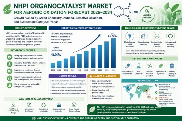 NHPI Organocatalyst Market for Aerobic Oxidation Forecast 2026–2034: Growth Fueled by Green Chemistry Demand, Selective Oxidation, and Sustainable Cat..