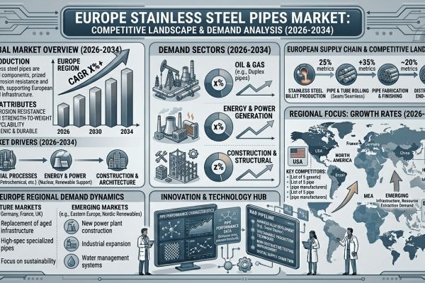 Europe Stainless Steel Pipes Market Competitive Landscape & Demand Analysis (2026-2034)