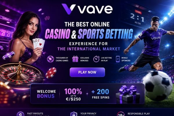 Vave's Premier Online Casino and Sports Wagering Platform for the Global Audience: Games, Bonuses, and Responsible Gaming