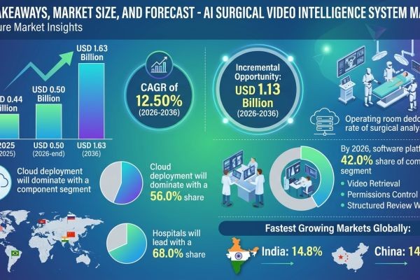 AI Surgical Video Intelligence System Market Forecast 2026–2036: AI-Powered Surgical Analytics to Transform Operating Room Efficiency