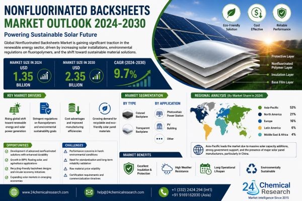 Nonfluorinated Backsheets in Solar PV Market (2026–2030): Rising Adoption Driven by Sustainable Materials, Regulatory Shift, and Photovoltaic Expansio..