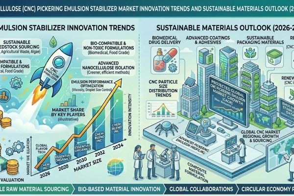 Nano-Cellulose (CNC) Pickering Emulsion Stabilizer Market Innovation Trends and Sustainable Materials Outlook (2026-2034)